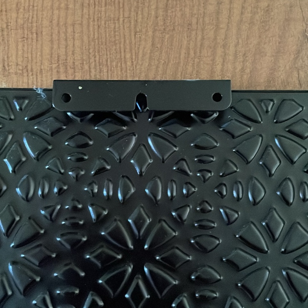 Set of Three Black and Silver Decorative Wall Tiles - Picture 6 of 6